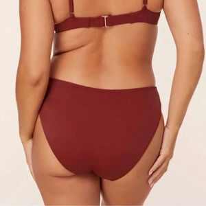 Andie Swim The Hipster Bottom Truffle Eco Nylon Size Medium